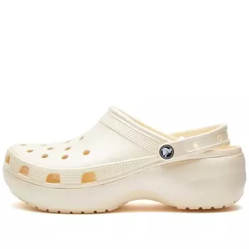 Классические блестящие сабо Crocs на платформе