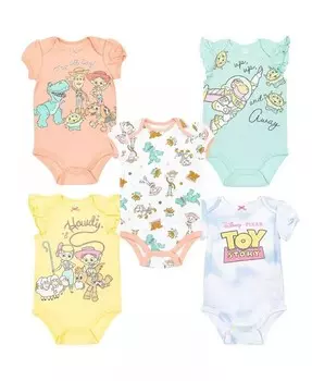 Классические боди для новорожденных девочек «Аристократы Король Лев» Винни Пух Pixar «История игрушек» для малышей, 5 комплектов боди для новорожденных до Disney, мультиколор