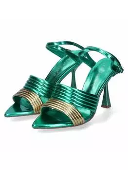 Классические босоножки Cafe Noir, зеленый