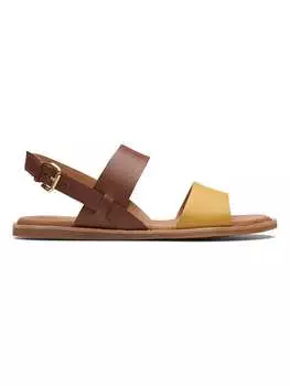 Классические босоножки Clarks, цвет gelb/braun