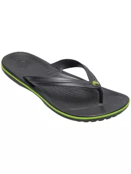 Классические босоножки Crocs, цвет graphite/volt green