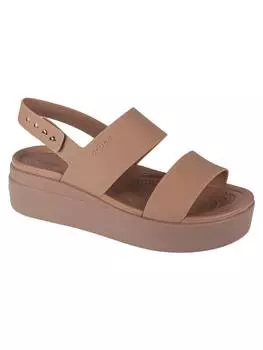Классические босоножки Crocs, коричневый