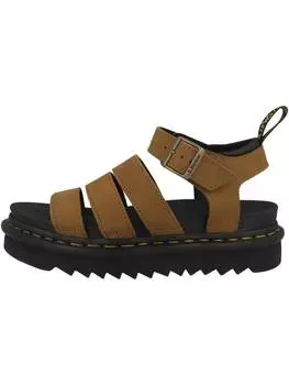 Классические босоножки Dr. Martens, коричневый