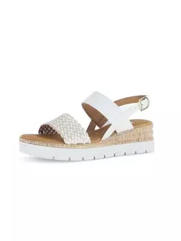 Классические босоножки Gabor Comfort Riemchensandalen, белый