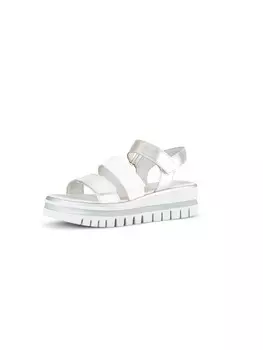 Классические босоножки Gabor Fashion Plateau Sandalen, серебряный
