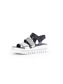 Классические босоножки Gabor Fashion Plateau Sandalen, серебряный