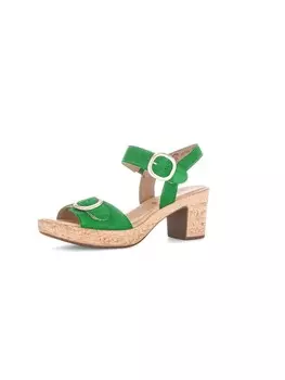 Классические босоножки Gabor Fashion Plateau Sandalen, зеленый