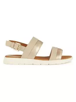 Классические босоножки Geox, цвет beige/gold