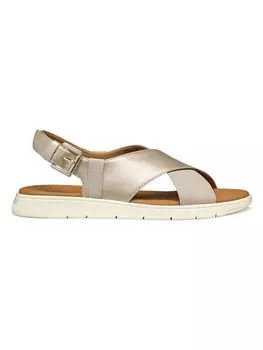 Классические босоножки Geox, цвет gold/beige