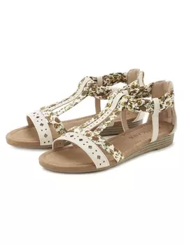 Классические босоножки LASCANA, бежевый