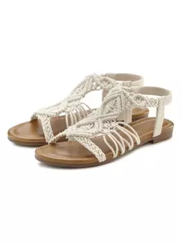 Классические босоножки LASCANA, бежевый