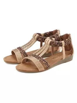 Классические босоножки LASCANA, цвет beige/braun