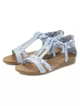 Классические босоножки LASCANA, светло-синий