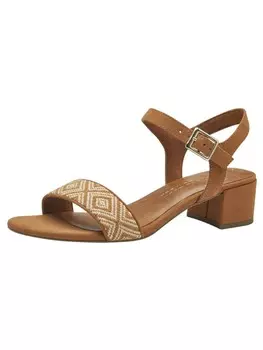 Классические босоножки Marco Tozzi, цвет cognac comb