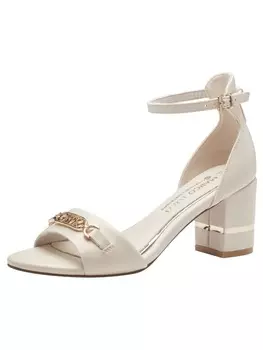 Классические босоножки Marco Tozzi, цвет cream