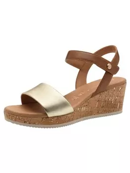 Классические босоножки Marco Tozzi, цвет gold comb