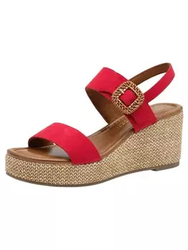 Классические босоножки Marco Tozzi, красный