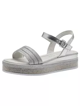 Классические босоножки Marco Tozzi, серебряный