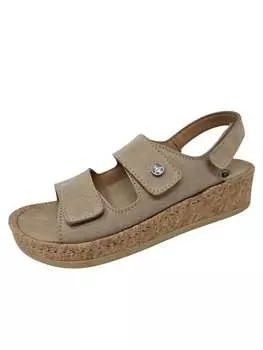 Классические босоножки MUBB comfort, бежевый