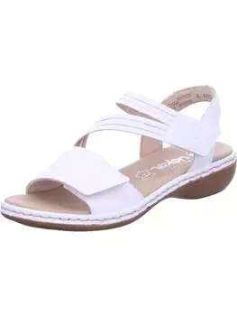 Классические босоножки rieker, белый