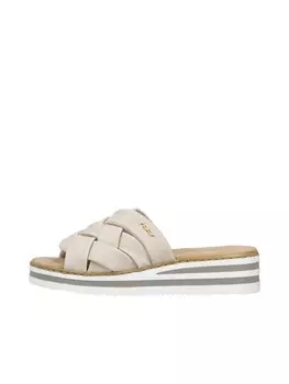 Классические босоножки rieker, бежевый