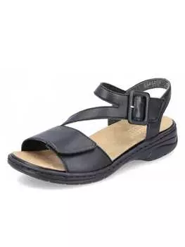 Классические босоножки rieker, черный