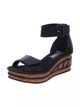 Классические босоножки rieker, черный