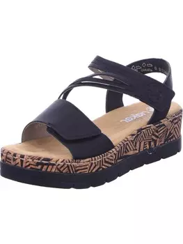 Классические босоножки rieker, черный