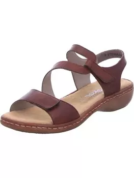 Классические босоножки rieker, коричневый