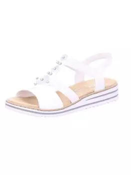 Классические босоножки rieker Sandale, белый