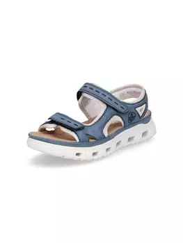 Классические босоножки rieker, синий