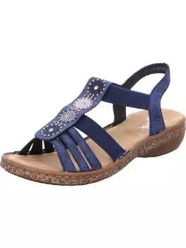 Классические босоножки rieker, синий