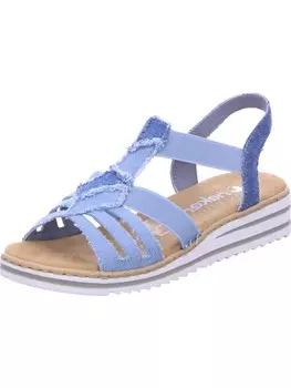 Классические босоножки rieker, синий