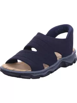 Классические босоножки rieker, синий