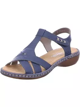 Классические босоножки rieker, синий