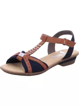 Классические босоножки rieker, синий