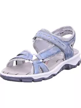 Классические босоножки rieker, синий