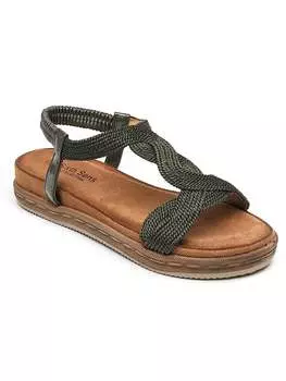 Классические босоножки Sixth Sens, хаки