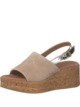 Классические босоножки Tamaris Sandalette, бежевый