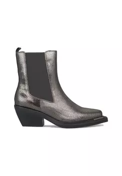 Классические ботильоны Alma en Pena, серебристый