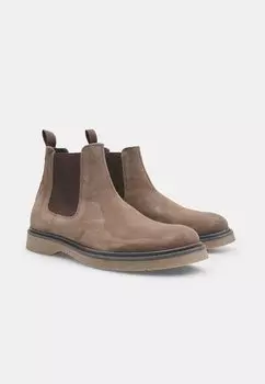 Классические ботильоны Bata, серо-коричневый