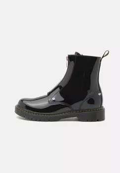 Классические ботильоны BEX HEART ZIP BOOT Dr. Martens, черный