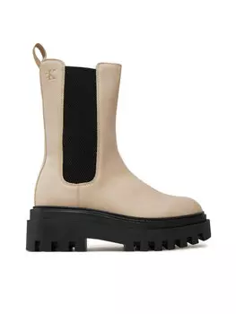 Классические ботильоны Calvin Klein Jeans, бежевый