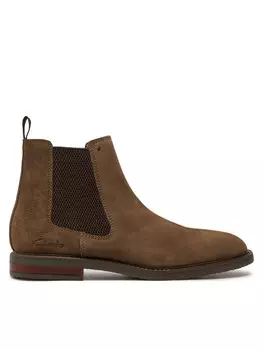 Классические Ботильоны Clarks, коричневый