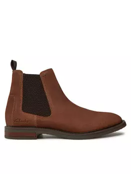 Классические Ботильоны Clarks, коричневый