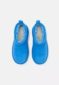 Классические ботильоны CLASSIC ULTRA MINI PLATFORM UGG, синий