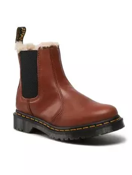 Классические ботильоны Dr. Martens, коричневый