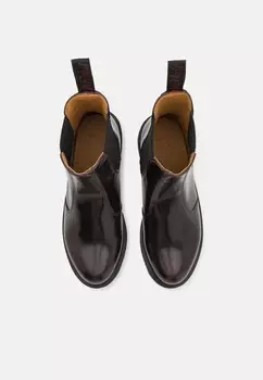 Классические ботильоны FLORA Dr. Martens, темно-красный