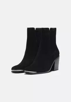 Классические ботильоны LEATHER Zign, черный