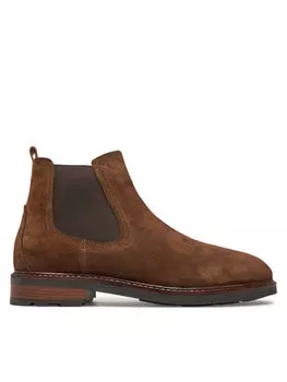 Классические ботильоны Leeds Chelsea PMS50246 Pepe Jeans, коричневый